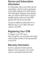 Предварительный просмотр 3 страницы Garmin GTM 60 Instructions Manual