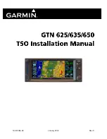 Garmin GTN 635 Installation Manual preview