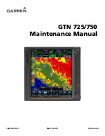 Garmin GTN 725 Maintenance Manual preview