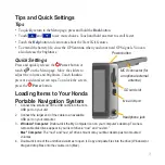 Preview for 3 page of Garmin Honda NUVI 350 GPS Quick Reference Manual