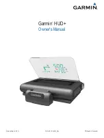 Preview for 1 page of Garmin HUD+ Owner'S Manual