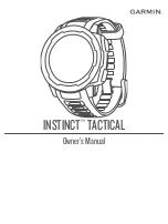 Garmin Instinct Tactical Owner'S Manual preview