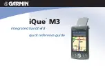 Garmin iQue M3 - Win Mobile Quick Reference Manual preview