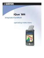 Garmin iQue M4 - Win Mobile Operating Instructions Manual preview