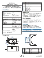 Preview for 1 page of Garmin LIDAR-LITE V4 LED Operation Manual And Technical Data