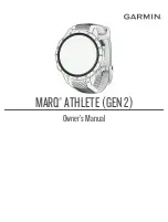 Preview for 1 page of Garmin MARQ ATHLETE GEN 2 Owner'S Manual