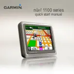 Garmin nuvi 1100LM Quick Start Manual preview