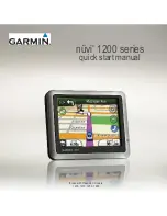 Garmin nuvi 1200 Series Quick Start Manual предпросмотр