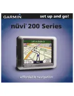 Garmin nuvi 200 Series Getting Started preview