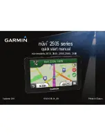 Garmin nuvi 2405 series Quick Start Manual предпросмотр