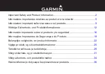 Garmin nuvi 2455LT Important Safety And Product Information предпросмотр