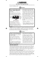 Предварительный просмотр 1 страницы Garmin nuvi 350 Product Information Sheet