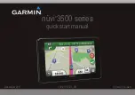 Предварительный просмотр 1 страницы Garmin nuvi 3540LT Quick Start Manual