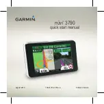 Garmin nuvi 3790 Quick Start Manual предпросмотр