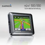 Garmin NUVI 500/550 Schnellstartanleitung preview