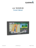 Предварительный просмотр 1 страницы Garmin nuvi 55 Owner'S Manual