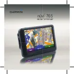 Garmin Nuvi 765 - Widescreen Bluetooth Portable GPS Navigator Owner'S Manual preview