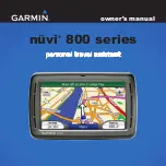 Garmin nuvi 850 Owner'S Manual preview