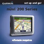 Garmin NUVI R NVI 200 Setup Manual предпросмотр