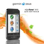 Garmin NUVIFONE A10 Quick Start Manual preview