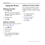 Предварительный просмотр 24 страницы Garmin NUVIFONE A50 Owner'S Manual