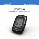 Preview for 1 page of Garmin Oregon 200 Owner'S Manual