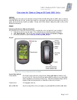 Garmin Oregon 550t - Hiking GPS Receiver User Manual preview