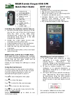 Garmin Oregon 600t Quick Start Manual preview