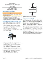 Предварительный просмотр 1 страницы Garmin PANOPTIX ICE FISHING MOUNT Installation Instructions