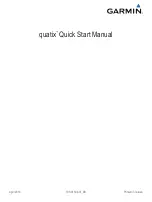 Garmin quatix Quick Start Manual предпросмотр