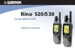 Preview for 1 page of Garmin RINO 520 - Hiking GPS Receiver Owner'S Manual