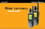 Preview for 1 page of Garmin Rino 530HCx - Hiking GPS Receiver Owner'S Manual