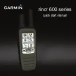 Garmin Rino 600 Quick Start Manual preview