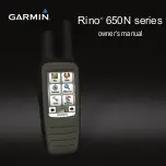 Garmin Rino 655t Owner'S Manual preview