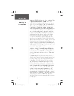 Preview for 6 page of Garmin RINO120 Owner'S Manual And Reference Manual