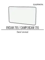 Garmin RVCAM 795 Owner'S Manual preview