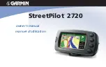 Garmin StreetPilot 2720 - Automotive GPS Receiver Owner'S Manual preview