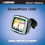 Предварительный просмотр 1 страницы Garmin StreetPilot C530 Owner'S Manual