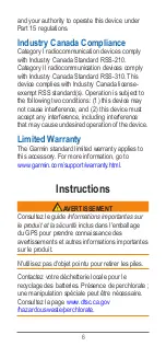 Предварительный просмотр 6 страницы Garmin tempe Instructions Manual