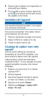 Предварительный просмотр 8 страницы Garmin tempe Instructions Manual