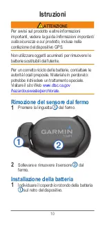 Предварительный просмотр 10 страницы Garmin tempe Instructions Manual