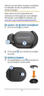 Предварительный просмотр 24 страницы Garmin tempe Instructions Manual