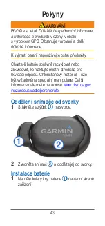 Предварительный просмотр 43 страницы Garmin tempe Instructions Manual