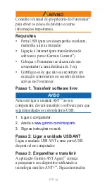 Preview for 12 page of Garmin USB ANT Stick Quick Reference Manual