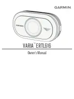 Garmin VARIA ERTL616 Owner'S Manual preview