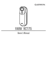 Garmin VARIA RCT715 Owner'S Manual preview