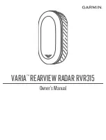 Garmin VARIA RVR315 Owner'S Manual preview