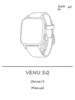 Preview for 1 page of Garmin VENU SQ MUSIC Owner'S Manual