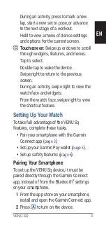 Preview for 5 page of Garmin VENU SQ MUSIC Quick Start Manual