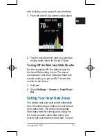 Preview for 22 page of Garmin vivoactive HR Owners Man